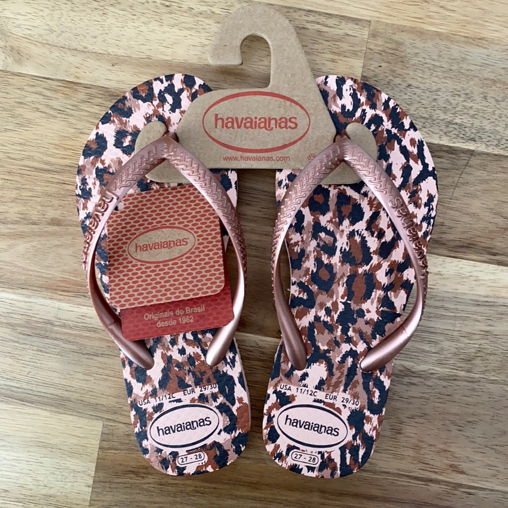 Havaianas Girls Flip Flops, NWT Rose